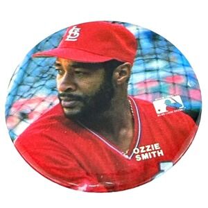 Ozzie Smith St. Louis Cardinals Baseball MLB Pinback Button Collectible